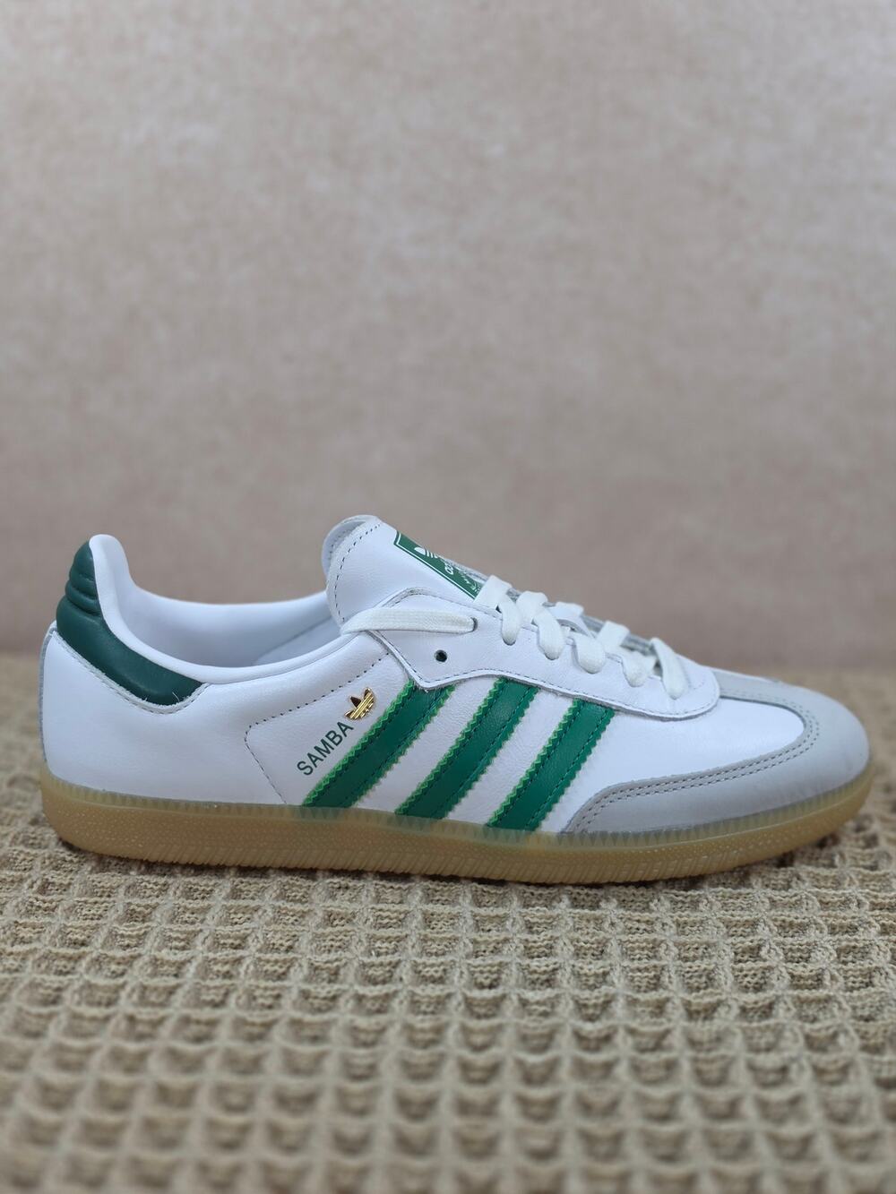 Adidas Samba OG W Women’s 7.5 White Green Gum – Brand New